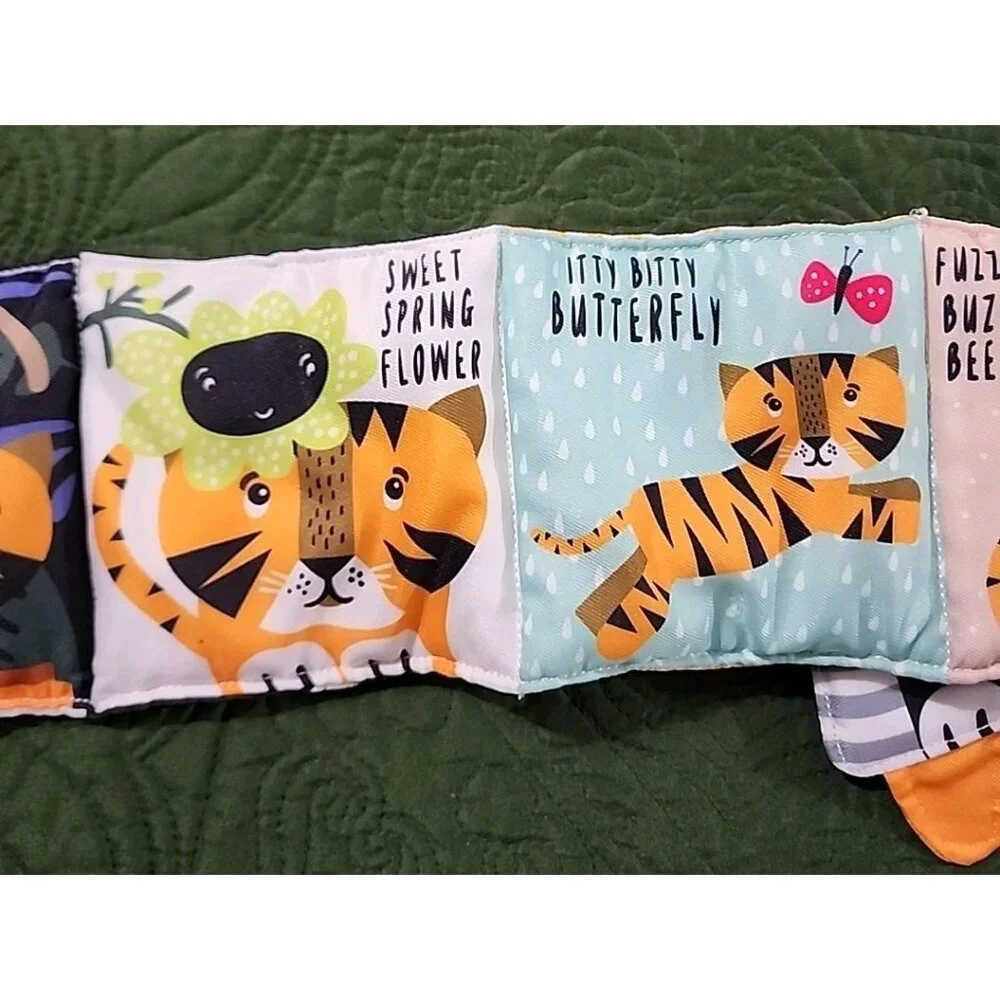 Tiptoe Tiger Baby's First‎ Soft Book Wee Gallery Sensory Book